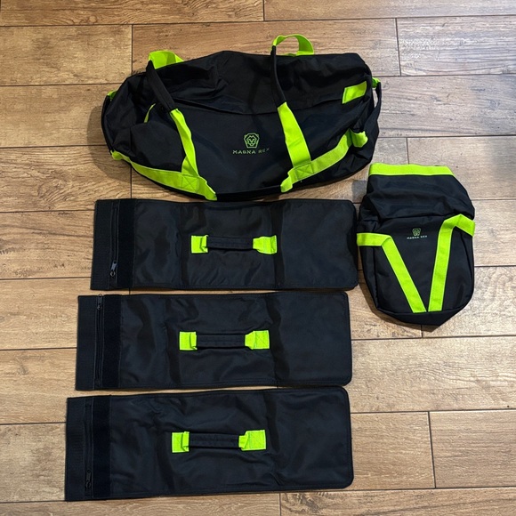 magna Rex Other - Black and Green Gear Bag Set